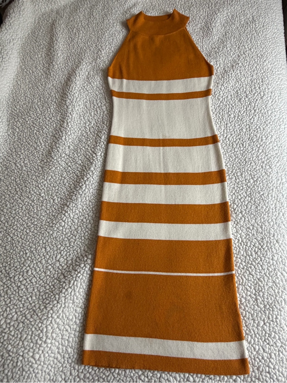 Say What? Striped Knit Midi Dress – Size Large
